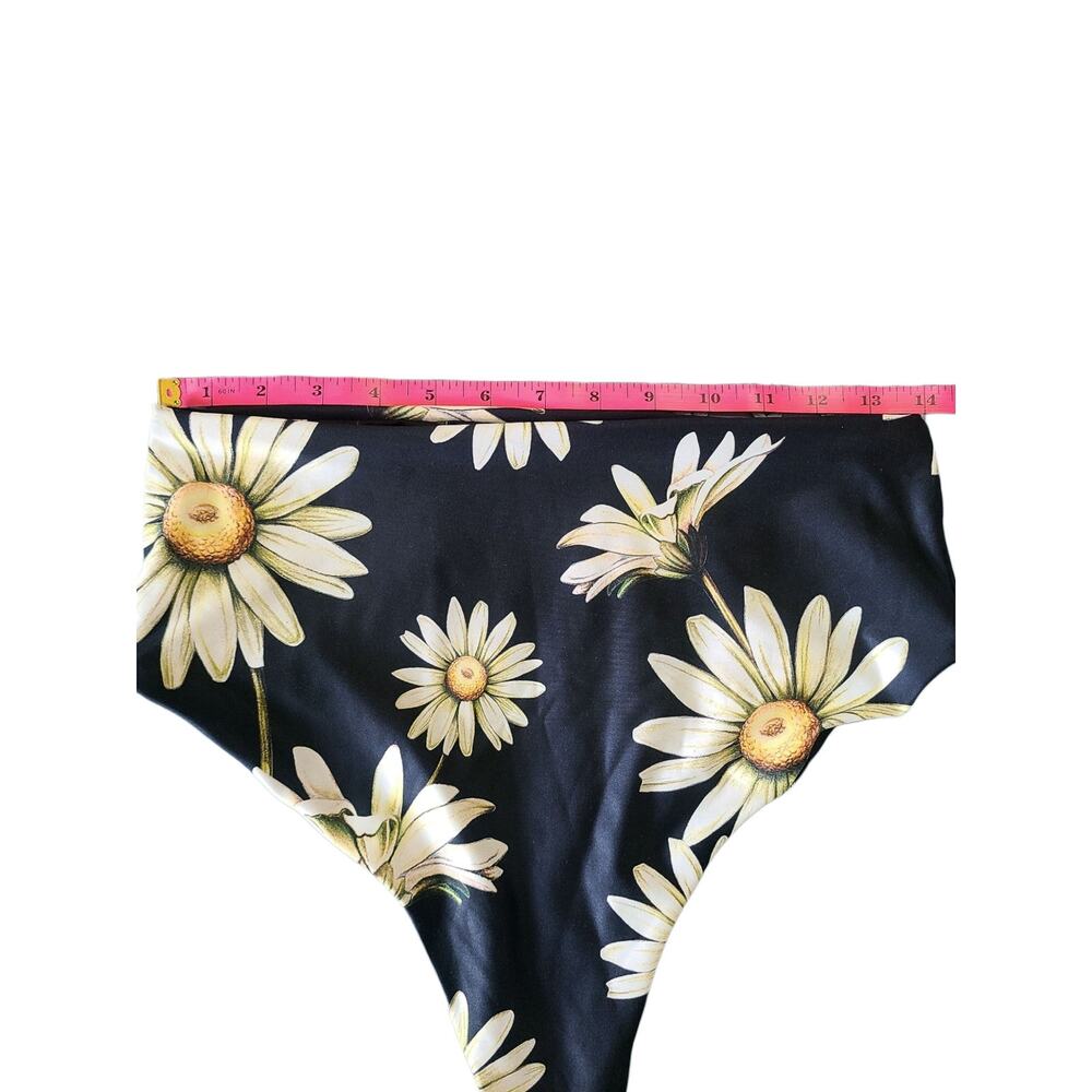 Agua Bendita Egle Moss Reversible Daisy Bikini Set Large L High Waisted Floral - Picture 8 of 8